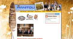 Desktop Screenshot of manitouconference.ca