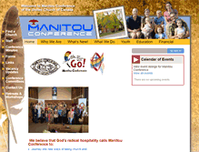 Tablet Screenshot of manitouconference.ca